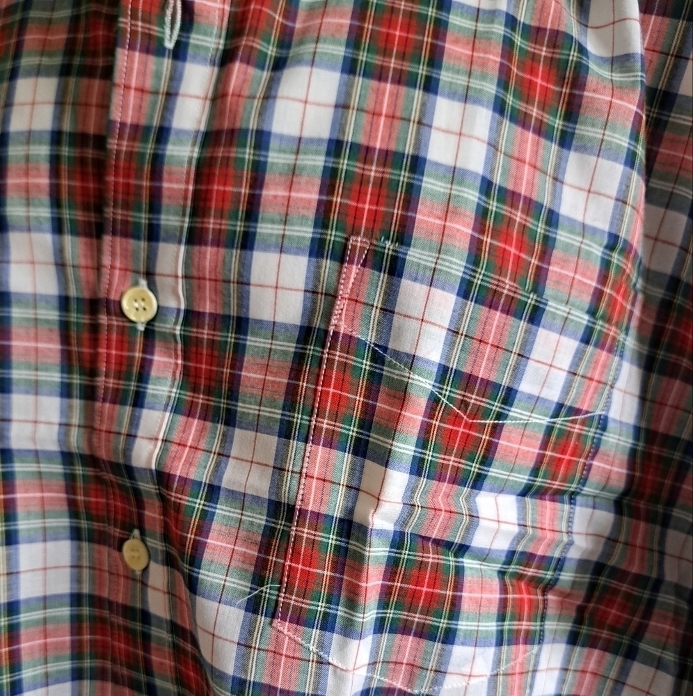 VTG BUD BERMA Weekender plaid mens shirt lightweight western ranch XL - Picture 3 of 7